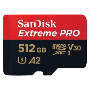 SanDisk Extreme Pro 512GB V30 U3 C10 A2 UHS-I 170MB/s Micro SDXC Memory Card - Picture 1 of 1
