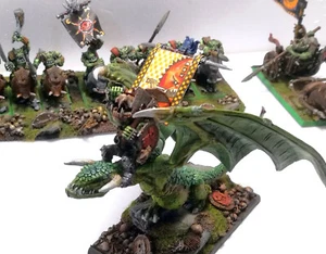 WARHAMMER ORCS AND GOBLIN ARMY HERO-WAR BOSS- SCIAMAN- GENERAL-STANDARD PAINTED - Imagen 1 de 6