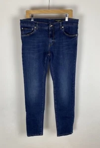 Dolce Gabbana Gold Denim jeans slim fit Stretch Euro Size 52 Measures 34” - Picture 1 of 14