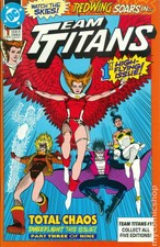 Team Titans 1D REDWING Variant FN 1992 Stock Image