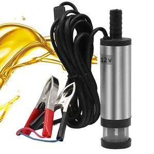 12V Mini Refueling Submersible Diesel Electric Fuel Water Oil Transfer Drum Pump - Picture 1 of 8