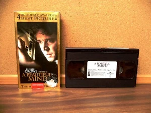 A Beautiful Mind (VHS 2002 Awards Edition) Russell Crowe, Jennifer Connelly - Picture 1 of 5