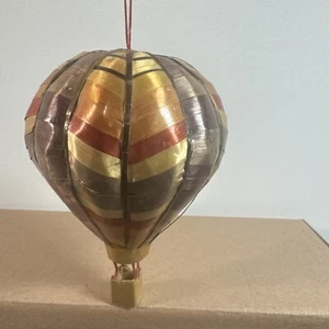 "Decoración de globo aerostático vintage, adorno 4"" (R654)" - Imagen 1 de 9