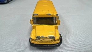 Maisto School Bus District 2 short card Yellow Black 1/64 Fresh Metal 100 card - Picture 1 of 5