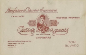 Plastifizierter Werbetrink-Manufaktur von Chicorées-Casiez-Bourgeois-Cambrai - Bild 1 von 1
