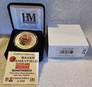Sport-Erinnerungsstücke Quarterback Bäcker Mayfield Cleveland braun Highland neuwertig CM - Bild 1 von 7