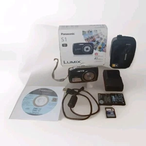 Panasonic Lumix DMC-S1 Digital Camera 12.1MP 2.7"LCD 4x Optical Zoom - Tested - Picture 1 of 21