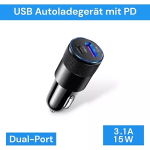 Zigarettenanzünder 2 USB Ladegerät KFZ LKW Auto Ladeadapter Handy Ladestecker - Bild 1 von 5