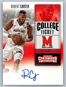 2016 Panini Contenders #137 Robert Carter College Ticket Autographs - Picture 1 of 2