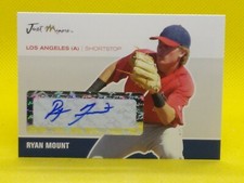 Ryan Mount 2007 Just Minors AUTOGRAPH #JA-32 Los Angeles Angels