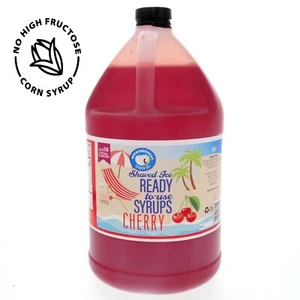 Hypothermias CHERRY Flavor Syrup 🍧 Snow Cone machine Shaved Ice Syrup GALLON - Picture 1 of 9