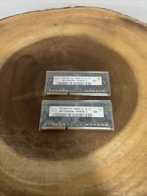 Hynix 4GB  SODIMM Memory 2Rx8 PC3-10600S-9-10-F2 DDR3 HMT125S6BFR8C-H9 (2X 2GB) - Image 1 of 3