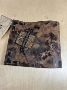 Iona Handcrafted Books Journal Traditional Italian Style Monk Hinge Pin Locking - Picture 1 of 14