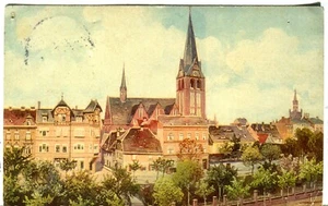 Germany AK Bitterfeld 1913 cover on Martin Kiesel published postcard - Picture 1 of 4