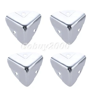 Metal Corner Brackets Angle Brace Protector Trunk Box Case Chest Flightcase HOT - Picture 1 of 12