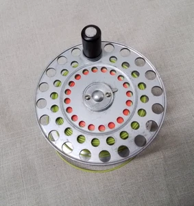 Vintage Hardy Bros Spool For Fly Fishing With Mastery Trout WF-5-F Line - Picture 1 of 6