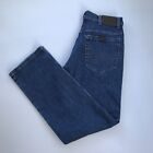 Wrangler Jeans Mens W32 L30 Blue Denim Stretch Straight Regular Fit Preloved
