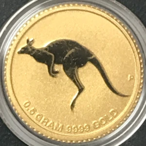2010-P Australia 2 Dollars 0.5 Gram .9999 Gold Kangaroo in Capsule - Perth Mint - Picture 1 of 4