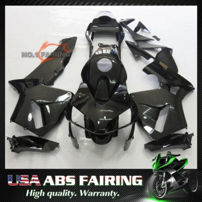 Glossy Black Fairings Kit ABS Bodywork Set for HONDA 2003 2004 CBR600RR 03-04 - Image 1 of 4