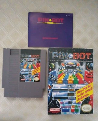 Original Nintendo NES Pinbot with Instruction Booklet in Original Box - Image 1 of 4