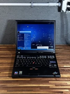 IBM ThinkPad T42 Pentium M 1.7GHz 512MB 40GB HDD Radeon XP PRO Laptop Computer - Picture 1 of 9