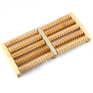 1 Stück Holz Holzrolle Fußmassagegerät Stressabbau Relax Massage Planta - Bild 1 von 24