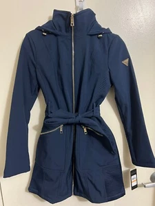 Guess Lightweight Packable Transitional Puffer Jacket Black Quilted SIZE S - Picture 1 of 9