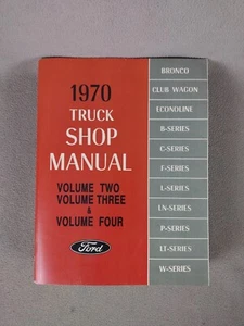 1970 Ford Truck Shop Manual Volumes 2, 3 & 4 - Picture 1 of 9