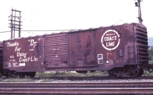 Atlantic Coast Line Boxcar 37706 Orig Kodachrome Slide - Picture 1 of 1