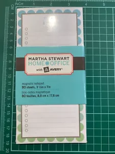 Martha Stewart Home Office Magnetic Notepad 80 Sheets - Picture 1 of 2