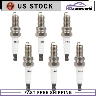 Velas de ignição de irídio e platina 97181 DCPR8EIX para 2001-2006 BMW M3 3.2L V6 6 peças - Imagem 1 de 4