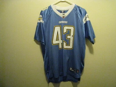 锐步圣地亚哥充电器 #43 DARREN SPROLES 蓝色球衣(青少年 XL 18-20) — 第 1/4 张图片