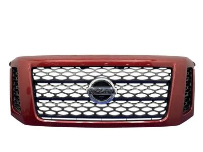 2016 - 2019 NISSAN TITAN XD OEM FRONT UPPER GRILLE W/ CAMERA | *ROCK PECKS* - Image 1 of 4