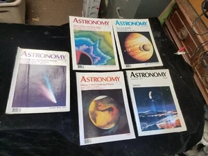 5 1970's 1980's ASTRONOMY Magazines 1979 1980 1981 Saturn Viking 5 - Imagen 1 de 2