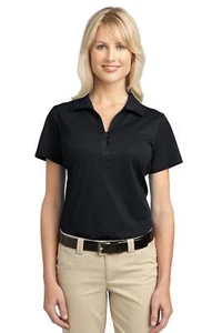 Port Authority L527 Ladies 100% Polyester Tech Pique Performance Polo Shirt - Picture 1 of 14