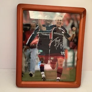 NE Revolution Taylor Twellman Autographed 8x10 Photo Framed - Picture 1 of 5