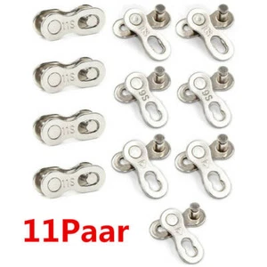 11 Pairs Link Lock Chain Connector Master Split 6-11 Speed Road MTB Bikes&Cycles - Picture 1 of 12