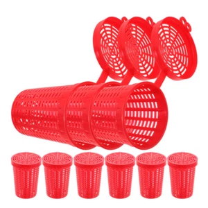 10 Pcs Bluegill Fishing Bait Cup Traps Cage Supplies Basket - Picture 1 of 12