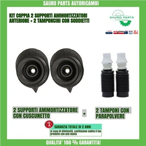 KIT 2 SUPPORTI AMMORTIZZATORI ANTERIORI + TAMPONI PER FIAT PANDA 169/PUNTO/500 - Foto 1 di 3