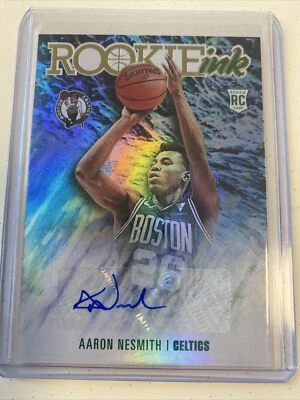 2020-21 Panini NBA Hoops Aaron Nesmith Rookie Ink Auto RC SP - Celtics - Image 1 of 2