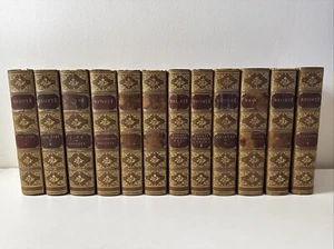 LEATHER Set WORKS OF BRONTË - COMPLETE THORNTON EDITION Rare GIFT Jane Eyre 1905 - Imagen 1 de 15