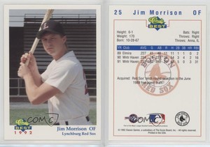 1992 Classic Best Lynchburg Red Sox Jimmy Morrison #25