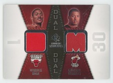 Michael Beasley Derrick Rose 2008-09 SP Rookie Threads Dual RC Jersey A #RTD-BR
