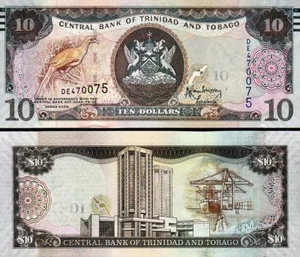 L088 BILLETE TRINIDAD AND TOBAGO 10 DOLLAR 2006 UNC SIN CIRCULAR - Imagen 1 de 1