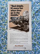 Vintage 1973 Redfield 3200 Target Scope Print Ad
