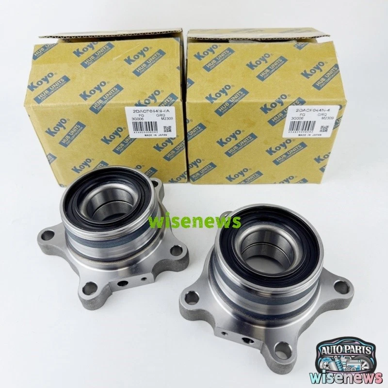 Rear Left and Right Wheel Hub and Bearings For Lexus GX470 2003-2009 Koyo Foto 1 de 4