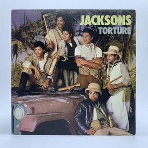 Jacksons Torture Vinyl 7” Brazil Promo 1984 W/ Press Release VG+/VG Epic - Picture 1 of 7