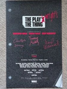 Wendy Wasserstein Christopher Durang Terrence McNally Autographed Theater Poster - Picture 1 of 10