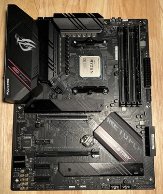 CPU+Motherboard+RAM Combo: ASUS ROG STRIX B550-F GAMING (WI-FI)+Ryzen 3 4100+8GB - Image 1 of 4