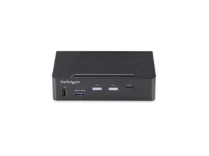 StarTech 2-Port DisplayPort KVM Switch, 4K 60Hz, DP 1.2, HDCP 1.4, EDID - Picture 1 of 5